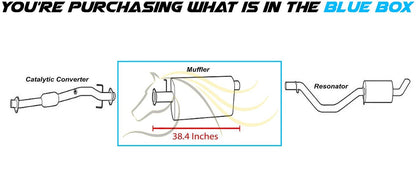 2004-2005 Buick Rainier and Isuzu Ascender 4.2L Exhaust Muffler