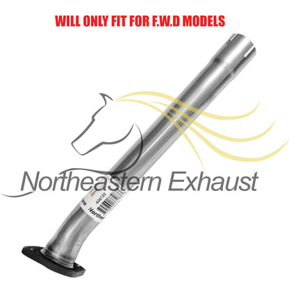 2004-2006 Toyota Sienna 3.3L and 2007-2010 Sienna 3.5L Exhaust Resonator Pipe