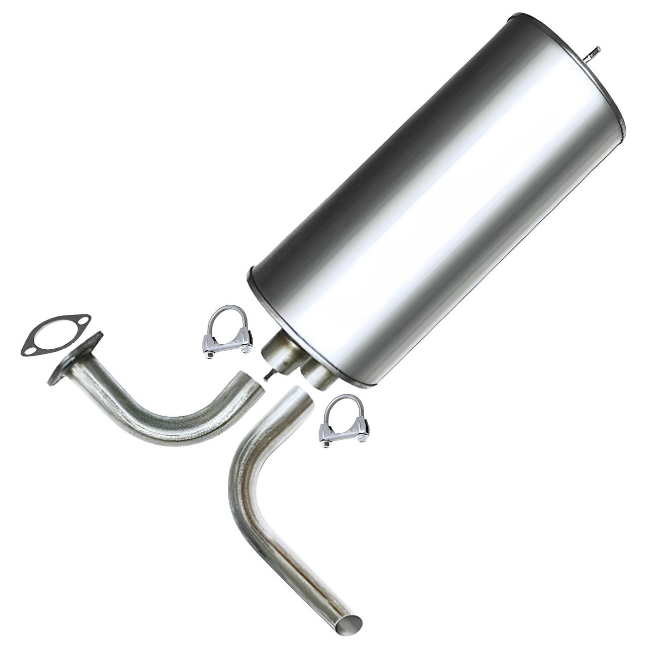 Exhaust Pipe, Muffler and Tail Pipe for 1997-2005 Chevy Classic, Malibu and Oldsmobile Cutlass 2.3L 2.4L 3.1L