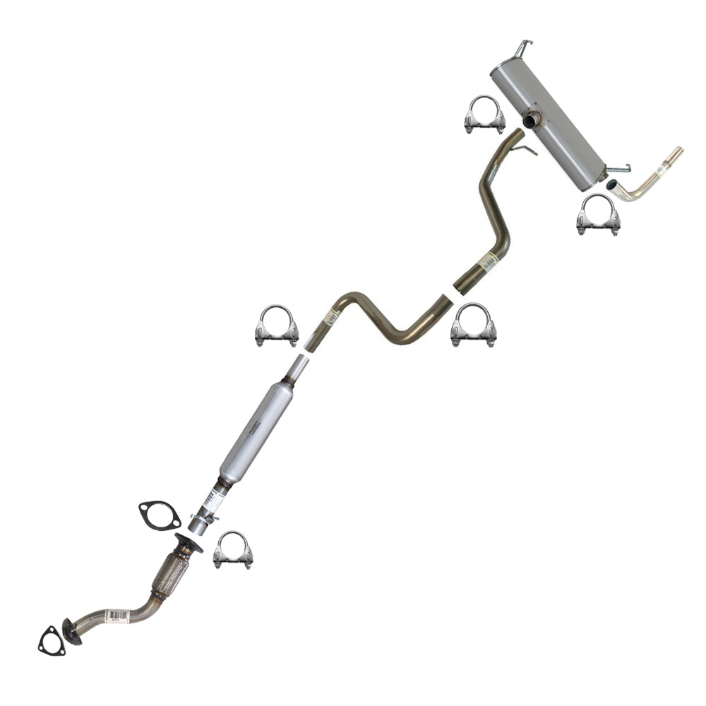 Exhaust System Kit for 2008-2010 Chevy Malibu and 2008 Saturn Aura 2.4L