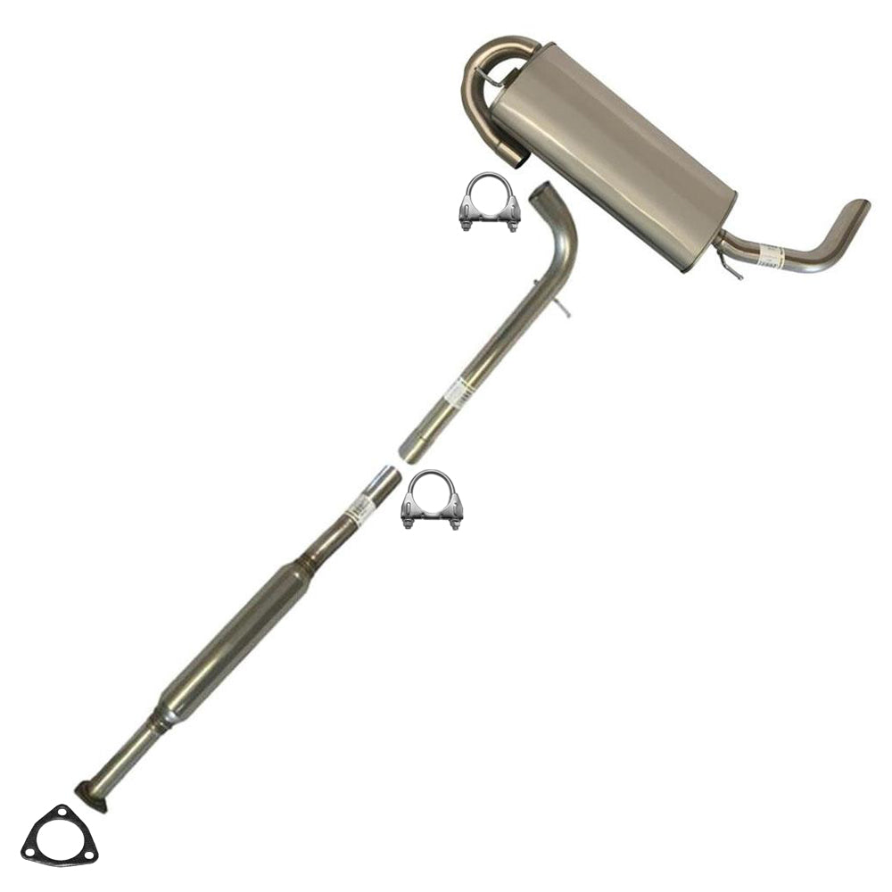 Exhaust Resonator and Muffler for 2005-2006 Chevy Equinox | 2006 Pontiac Torrent | 3.4L