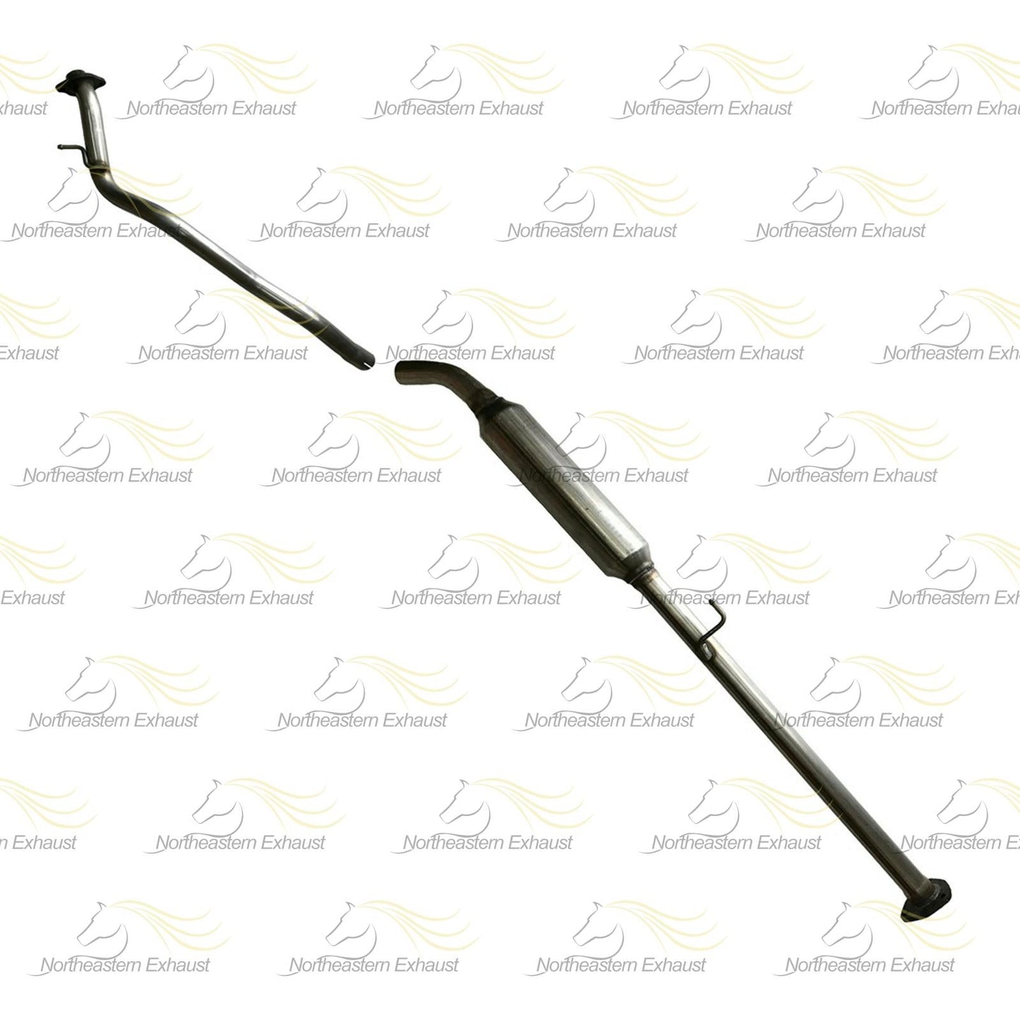 Northeastern Exhaust | Stainless Steel EPA-Approved Catalytic, Resonator Pipe, Muffler Exhaust System Kit 1999-2001 Honda CR-V 2.0L | Free Gaskets, Clamp and Spring Bolt Kit Included