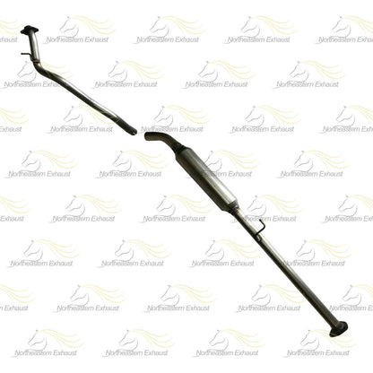 Northeastern Exhaust | Stainless Steel EPA-Approved Catalytic, Resonator Pipe, Muffler Exhaust System Kit 1999-2001 Honda CR-V 2.0L | Free Gaskets, Clamp and Spring Bolt Kit Included