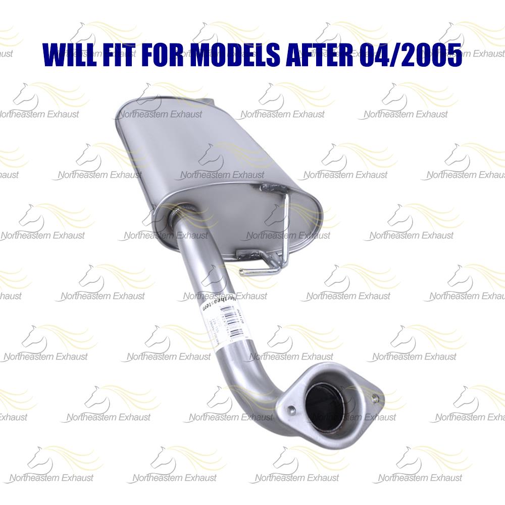 2005-2008 Toyota Corolla 1.8L Muffler Exhaust