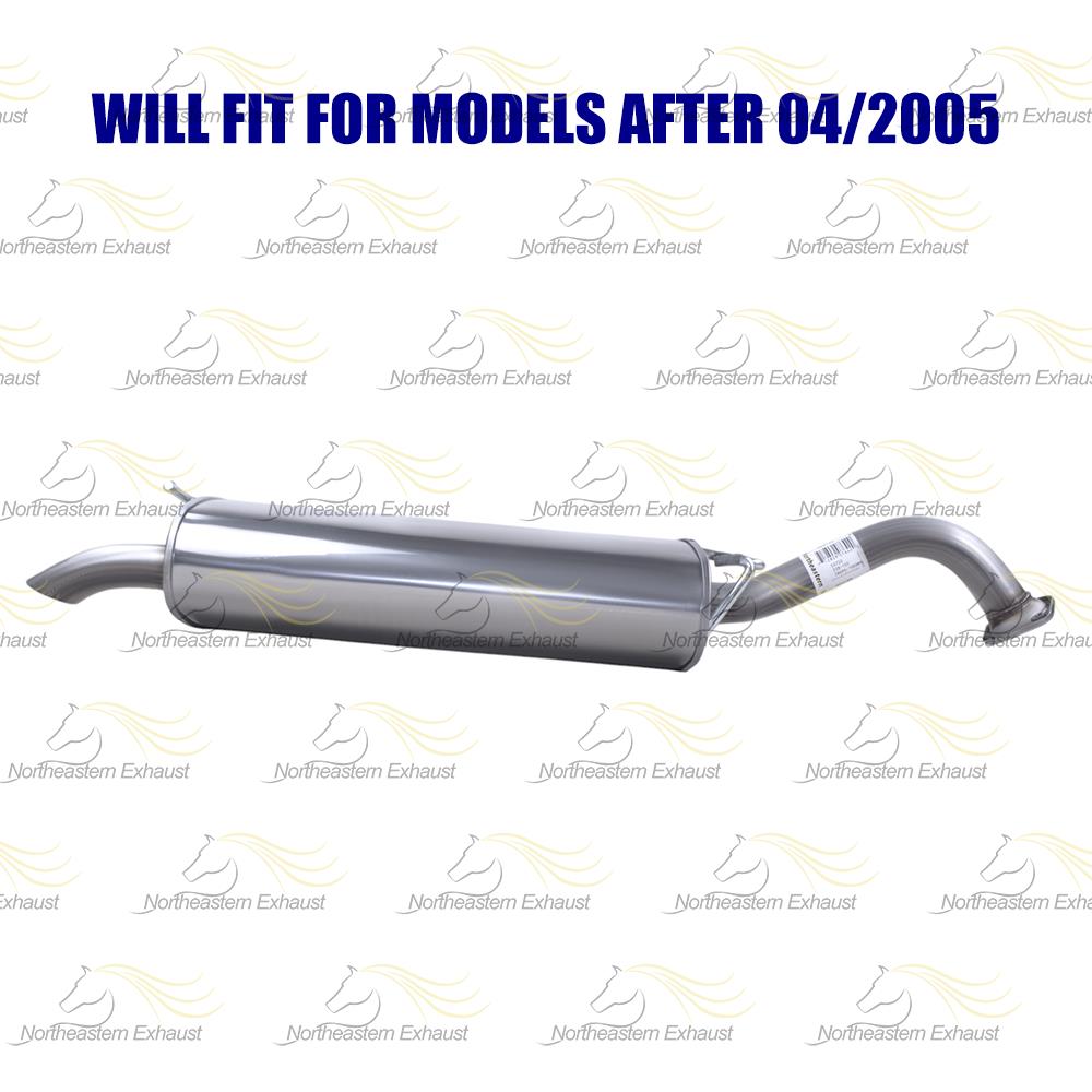 2005-2008 Toyota Corolla 1.8L Muffler Exhaust