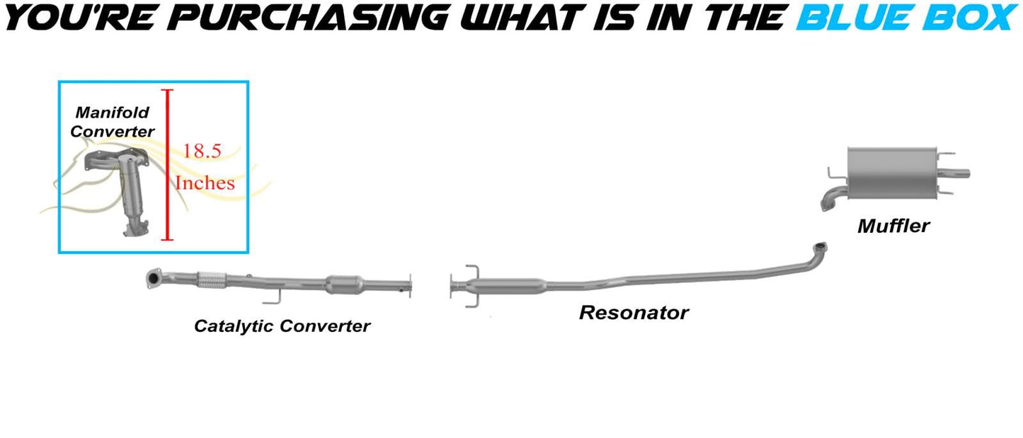 2005 Toyota Camry 2.4L Manifold Catalytic Converter - EPA Approved | Front