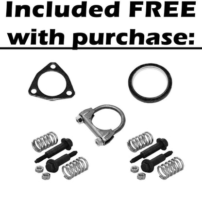 2001-2005 Honda Civic 1.7L Catalytic and Resonator Pipe Exhaust Kit