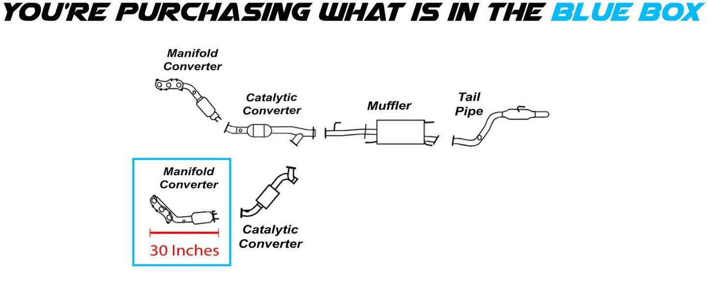 Driver-Side Manifold Catalytic for 2003-2009 Toyota 4Runner | 2007-2009 FJ Cruiser | 2005-2006 Tundra | 2005-2008 Tacoma | 4.0L