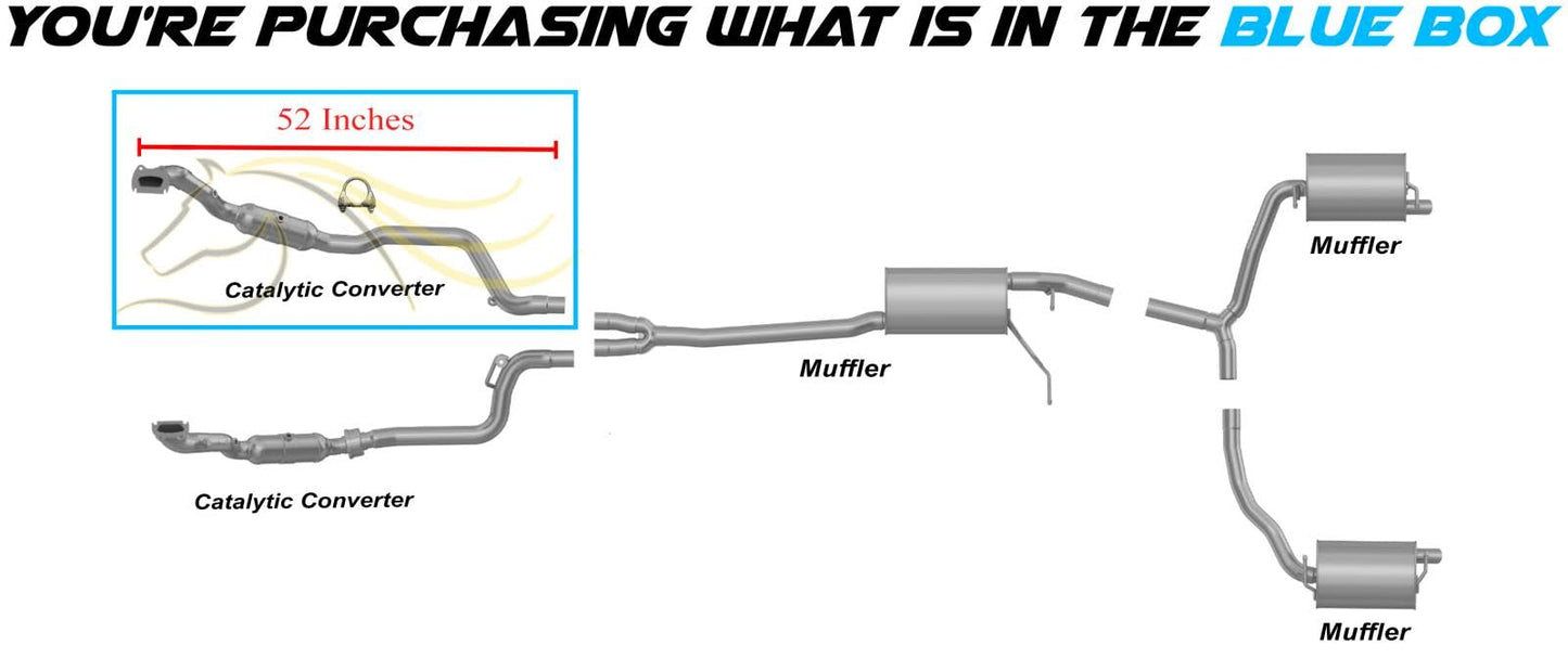 2011-2012 Chrysler 300 3.6L Exhaust Catalytic Converter - EPA Approved | Passenger-Side