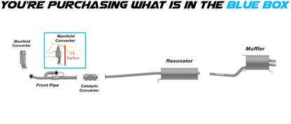 2003-2007 Honda Accord 3.0L Manifold Catalytic Converter - EPA Approved | Passenger-Side