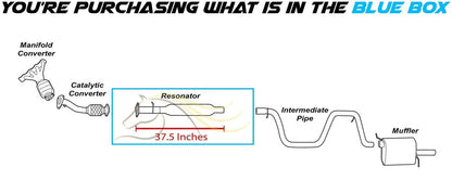 2004-2008 Chevrolet Malibu 2.2L | 2004-2006 Malibu 3.5L Exhaust Resonator Pipe