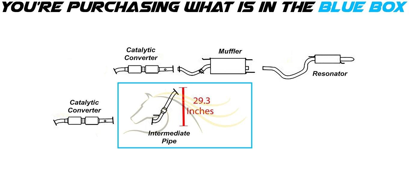 1998 Lexus LX470 4.7L Exhaust Intermediate Pipe