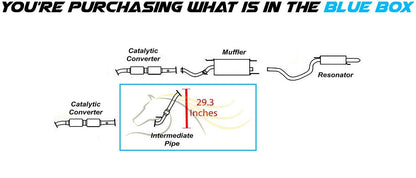 2004 Toyota Land Cruiser 4.7L Exhaust Intermediate Pipe