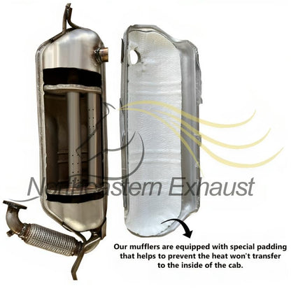 2008-2015 Smart Fortwo 1.0L Exhaust Muffler Assembly