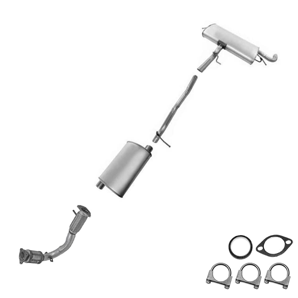 2010-2014 Chevy Equinox and GMC Terrain 2.4L Exhaust System with Catalytic
