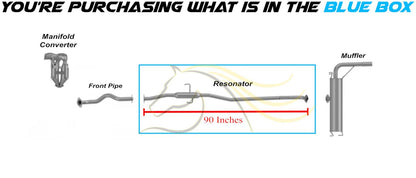 2001-2003 Toyota RAV4 2.0L Exhaust Resonator Pipe
