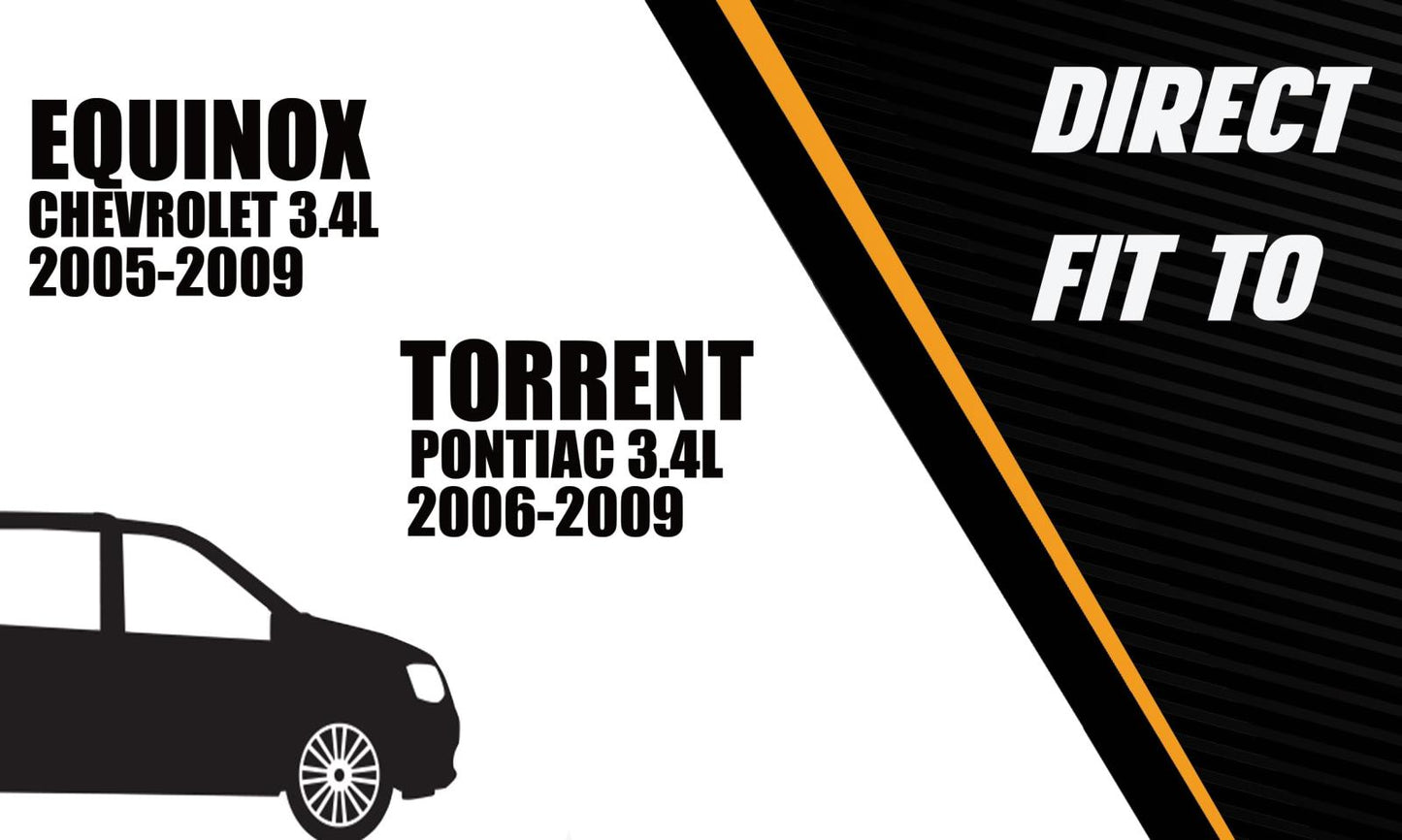 Exhaust Resonator Pipe for 2005-2009 Chevrolet Equinox | 2006-2009 Pontiac Torrent 3.4L