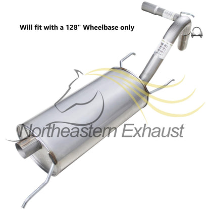 2005-2012 Toyota Tacoma 2.7L Exhaust Intermediate Pipe & Muffler - For 128" Wheelbase