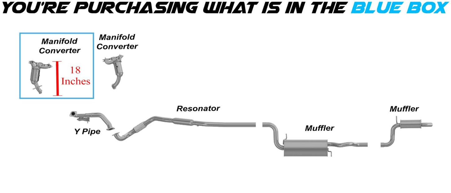Driver-Side Manifold Catalytic for 2009-2010 Dodge Journey 3.5L | 2008-2010 Avenger 3.5L and Grand Caravan 4.0L
