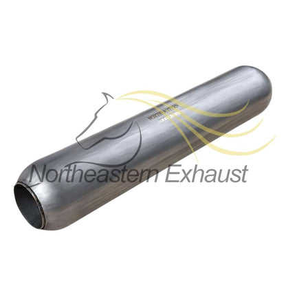 Universal Glass Pack Exhaust Resonator/Muffler | 2.5" ID/OD x 18.5" Inch Long | 2 Packs