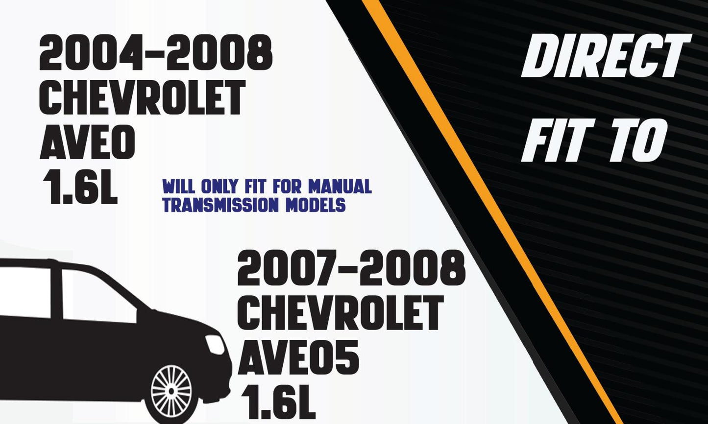 2004-2008 Chevy Aveo 1.6L | 2007-2008 Chevy Aveo5 1.6L Exhaust Front Flex Pipe