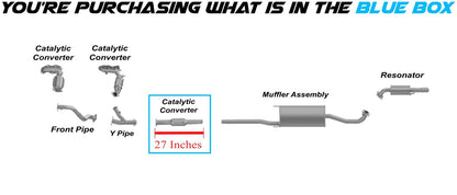 Rear Catalytic Converter for 2007-2009 Lexus RX350 3.5L | Toyota Highlander 2004-2007 3.3L and 2008-2010 3.5L