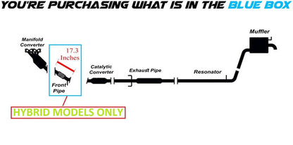 Front Exhaust Flex Pipe for 2011-2015 Hyundai Sonata/Kia Optima 2.4L