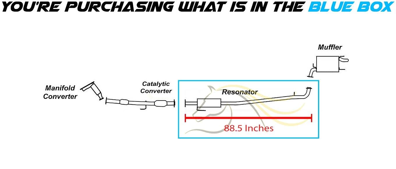 2007-2011 Toyota Camry 2.4L and 2010-2011 Toyota Camry 2.5L Exhaust Resonator Pipe