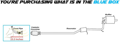 1998-2002 Honda Accord 2.3L Front Exhaust Flex Pipe