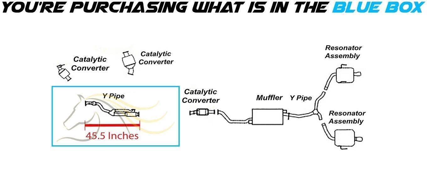 Exhaust Pipe for Enclave & Traverse 2009-2017 | Acadia 2009-2016 | Outlook 2009-2010 3.6L