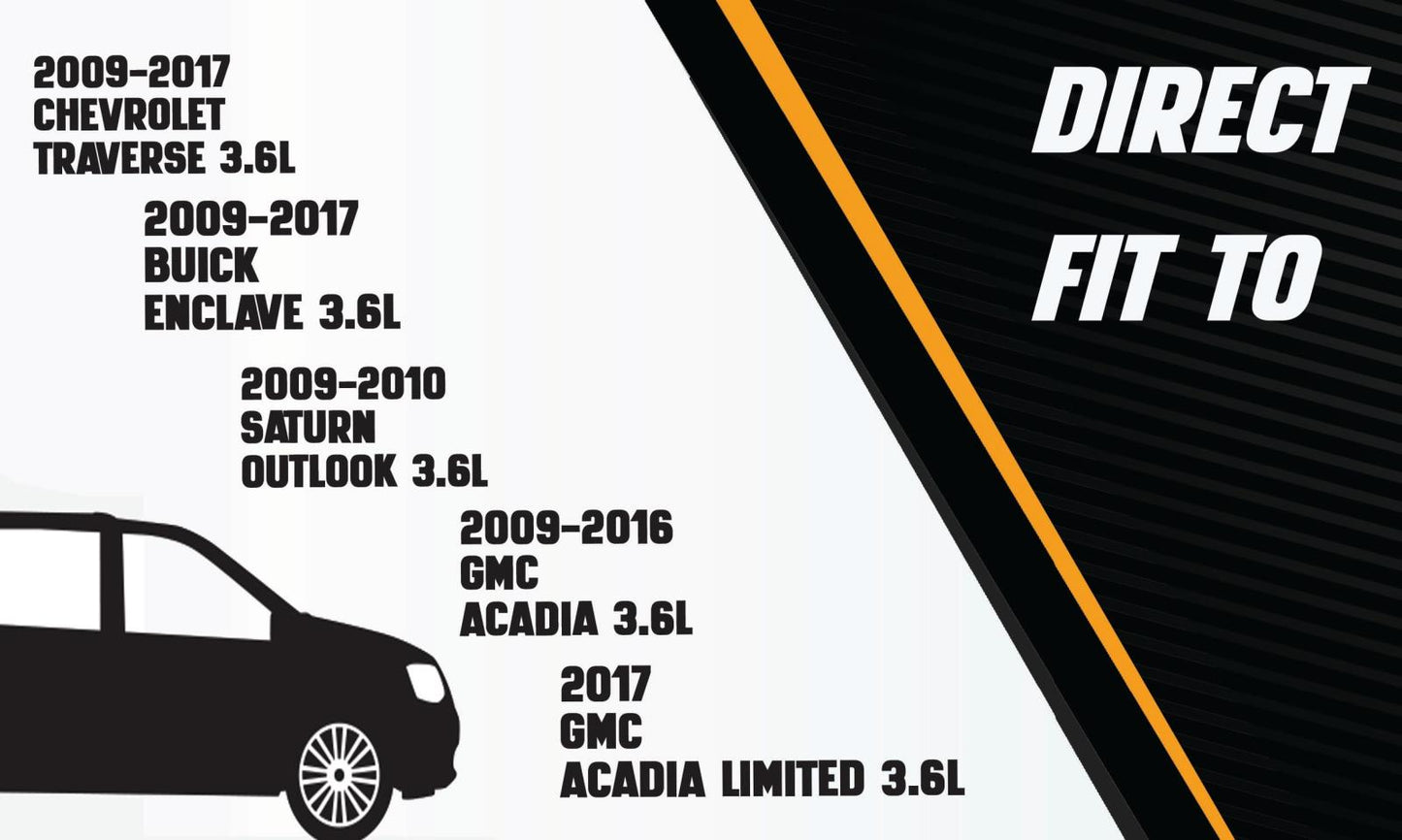 Exhaust Pipe for Enclave & Traverse 2009-2017 | Acadia 2009-2016 | Outlook 2009-2010 3.6L