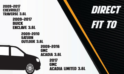 Exhaust Pipe for Enclave & Traverse 2009-2017 | Acadia 2009-2016 | Outlook 2009-2010 3.6L