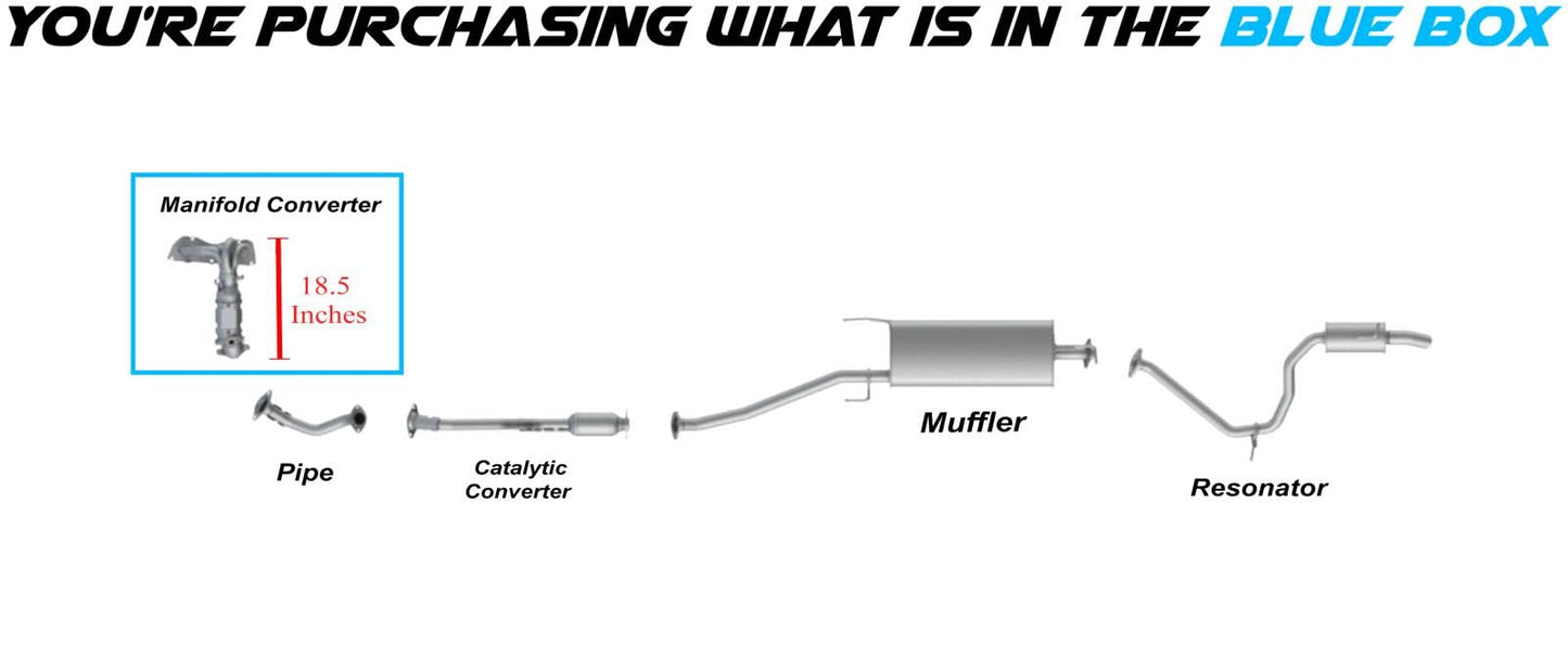 Manifold Catalytic for 2018-2022 Toyota Camry | 2020-2022 Highlander | 2021 Avalon | 2.5L