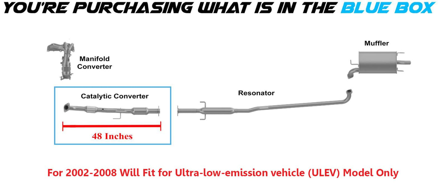 Catalytic Converter for 2002-2011 Toyota Camry | 2002-2008 Toyota Solara | 2.4L