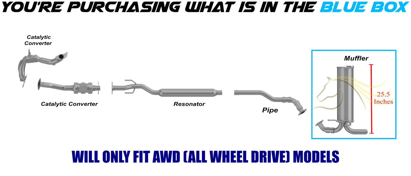 2011-2017 Nissan Juke 1.6L Exhaust Muffler