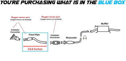 Front Exhaust Pipe for 2009-2011 Chevy Aveo/Aveo5 | 2009 Pontiac G3 1.6L