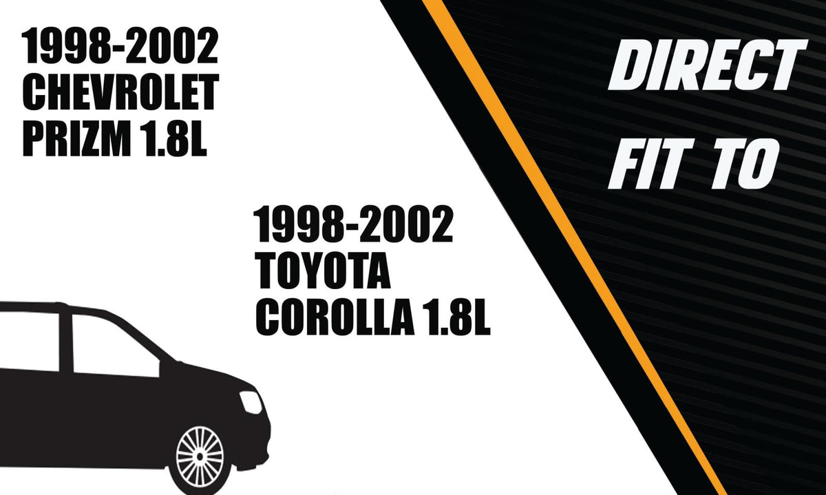 Exhaust Pipe for 1998-2002 Toyota Corolla and Chevy Prizm 1.8L