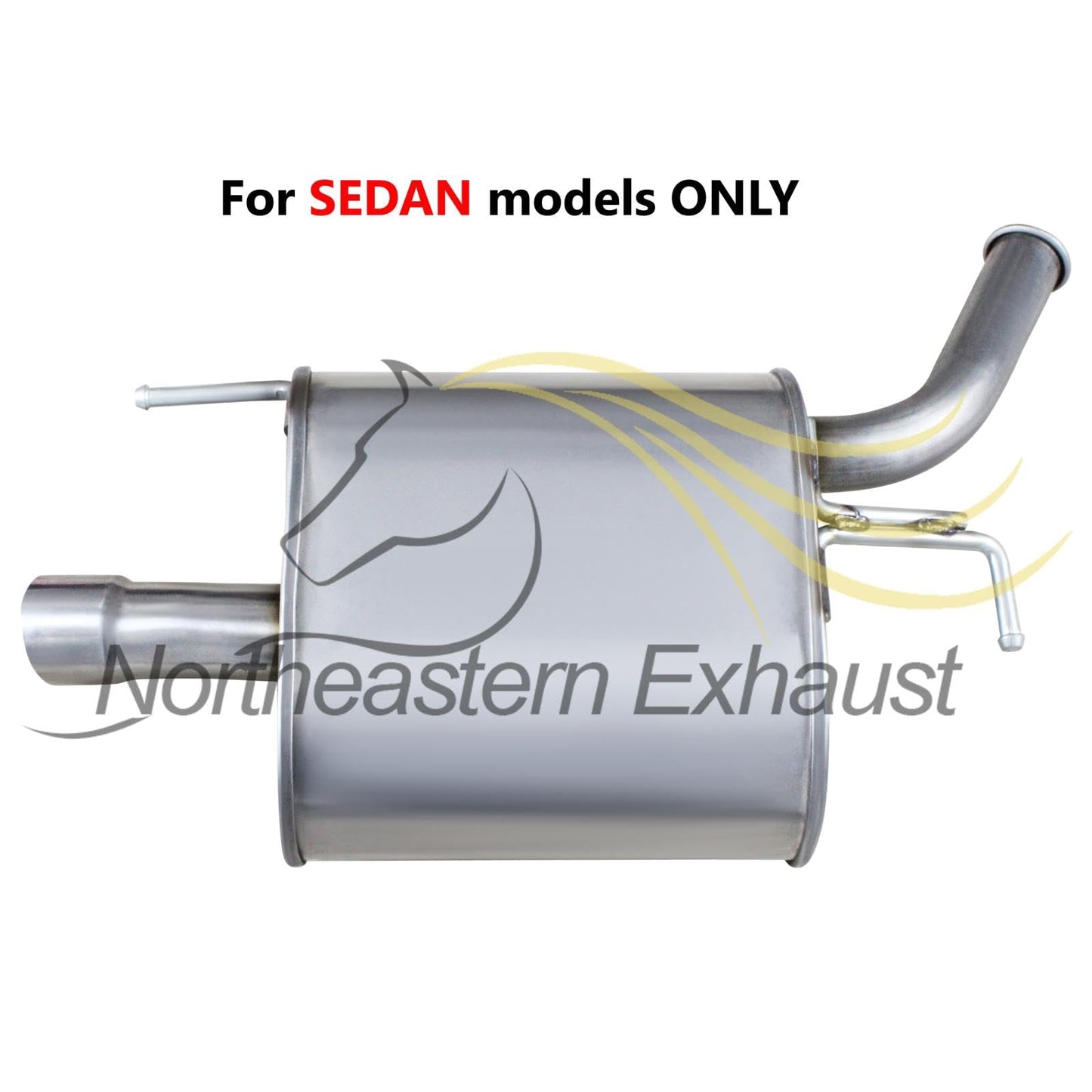 2009-2011 Infiniti G37 3.7L Pair of Mufflers - For Sedan