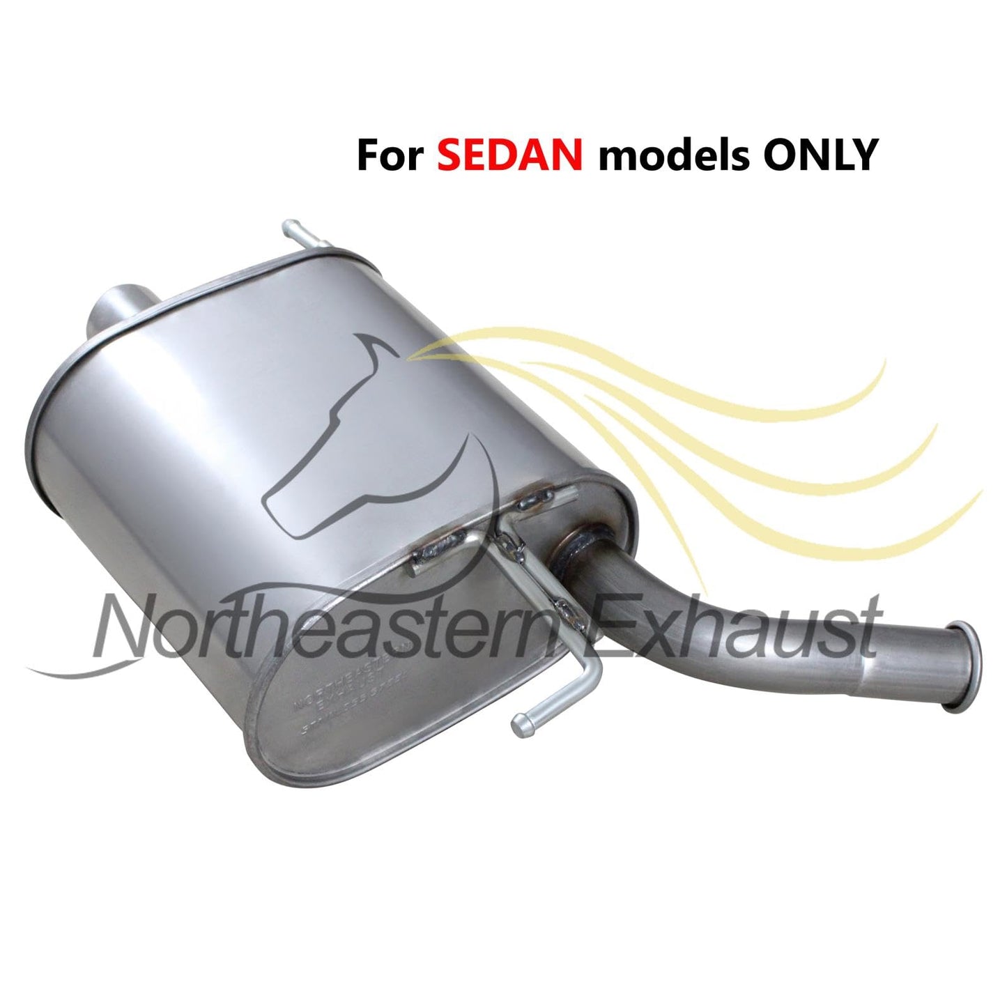 2009-2011 Infiniti G37 3.7L Pair of Mufflers - For Sedan