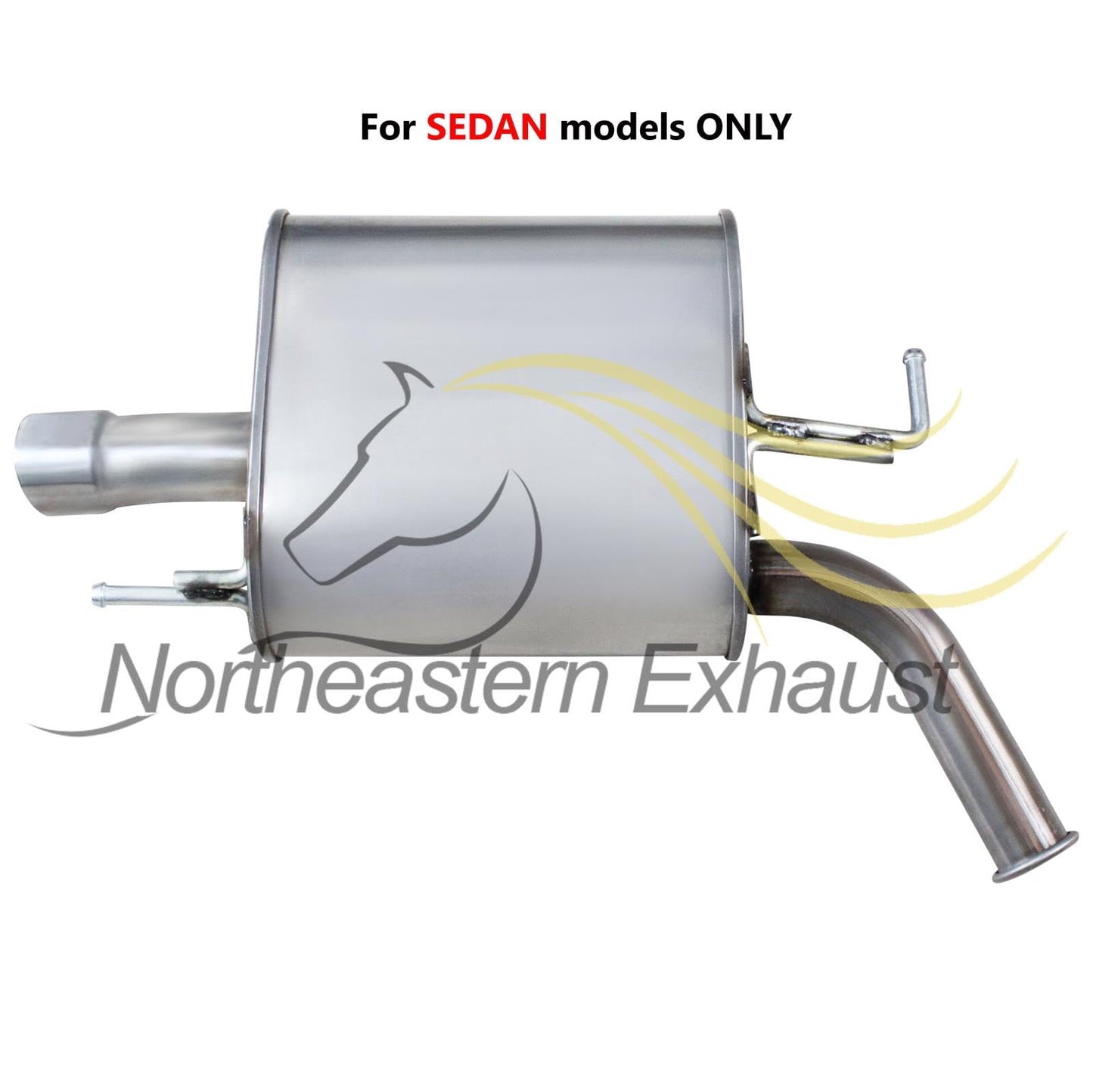 2009-2011 Infiniti G37 3.7L Pair of Mufflers - For Sedan