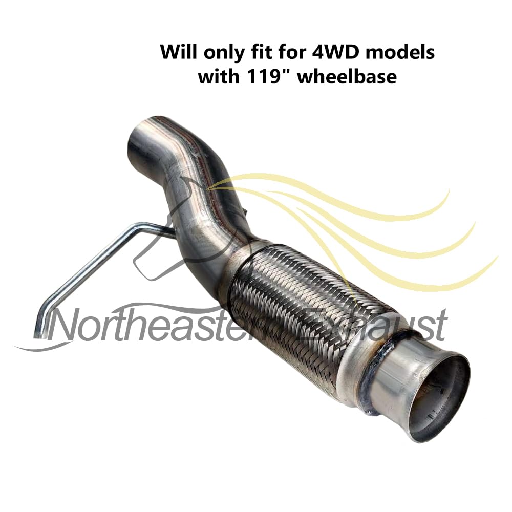 2014-2018 Chevy/GMC Silverado/Sierra 1500 4.3/3.5L Exhaust Pipe | 4WD with 119" Wheelbase