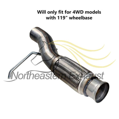 2014-2018 Chevy/GMC Silverado/Sierra 1500 4.3/3.5L Exhaust Pipe | 4WD with 119" Wheelbase