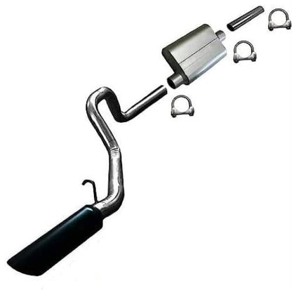 1996-1998 Jeep Grand Cherokee 4.0/5.2L Cat back Performance Exhaust Muffler and Pipes with Tip
