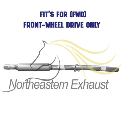 2014-2018 Jeep Cherokee 2.4L 3.2L Exhaust Resonator Pipe | FWD Only