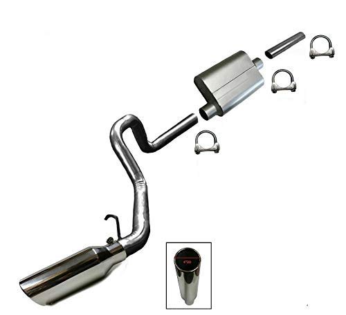 Stainless Steel Cat Back Performance Exhaust System Kit for 1996-1998 Jeep Grand Cherokee 4.0L & 5.2L