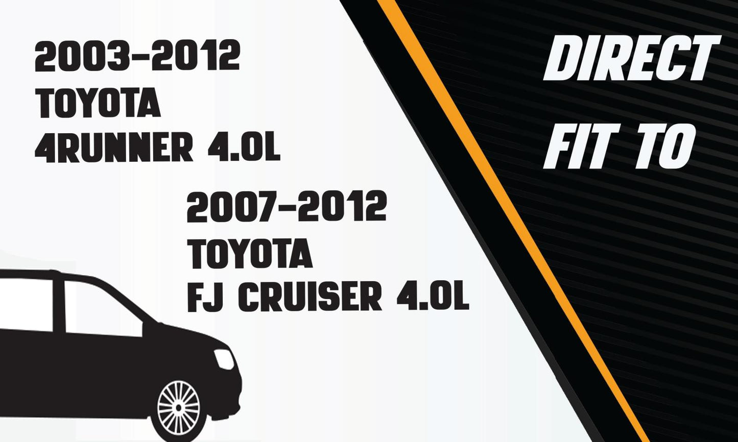 Rear Passenger-side Catalytic Converter for 2003-2012 Toyota 4Runner | 2007-2012 FJ Cruiser | 4.0L