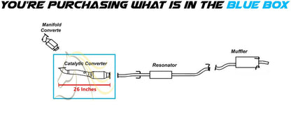 2010-2011 Honda CR-V 2.4L Rear Catalytic Converter - EPA Approved