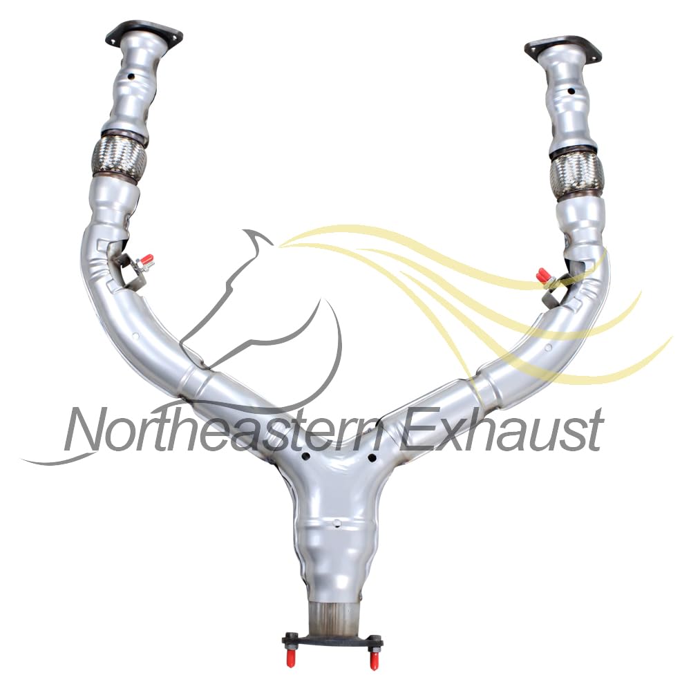 Exhaust Front Y Pipe for INFINITI | QX50 & QX70 2014-2017 3.7L | FX37 & EX37 2013 3.7L | Q60 2014-2015 3.7L | G37 2008-2013 3.7L | FX35 2009-2012  3.5L | EX35 2008-2012 3.5L