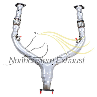 Exhaust Front Y Pipe for INFINITI | QX50 & QX70 2014-2017 3.7L | FX37 & EX37 2013 3.7L | Q60 2014-2015 3.7L | G37 2008-2013 3.7L | FX35 2009-2012  3.5L | EX35 2008-2012 3.5L