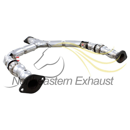 Exhaust Front Y Pipe for INFINITI | QX50 & QX70 2014-2017 3.7L | FX37 & EX37 2013 3.7L | Q60 2014-2015 3.7L | G37 2008-2013 3.7L | FX35 2009-2012  3.5L | EX35 2008-2012 3.5L